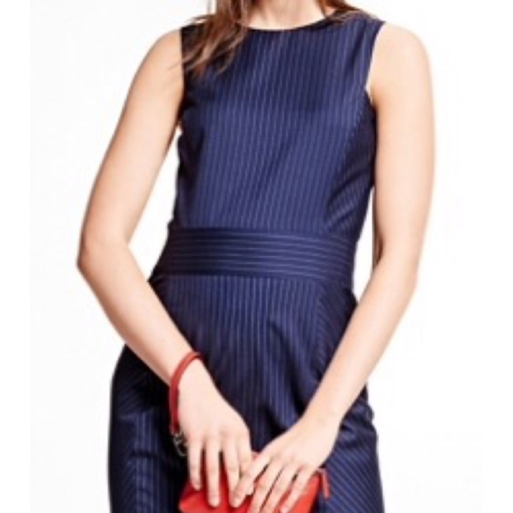 Brooks Brothers Pinstriped Dress